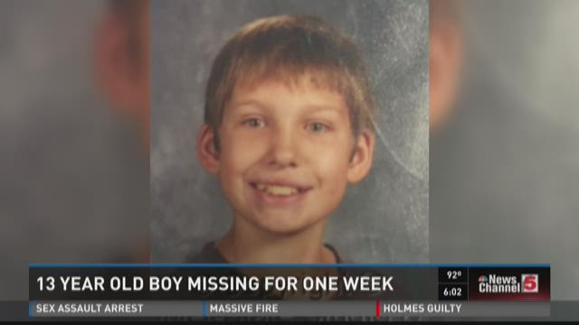 13 Year Old Boy Missing For One Week 7850