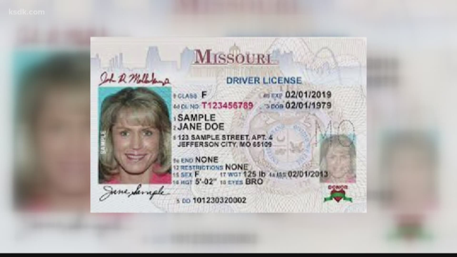 real id license requirements missouri